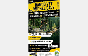 Randonnée VTT Hénon