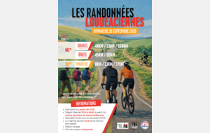 INSCRIPTION A LA RANDONNEE DU 20 SEPTEMBRE