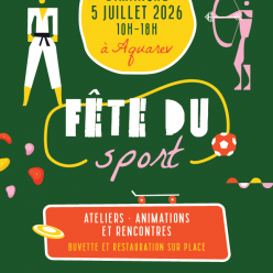 Dimanche 05 Juillet Fête du sport à Aquarev